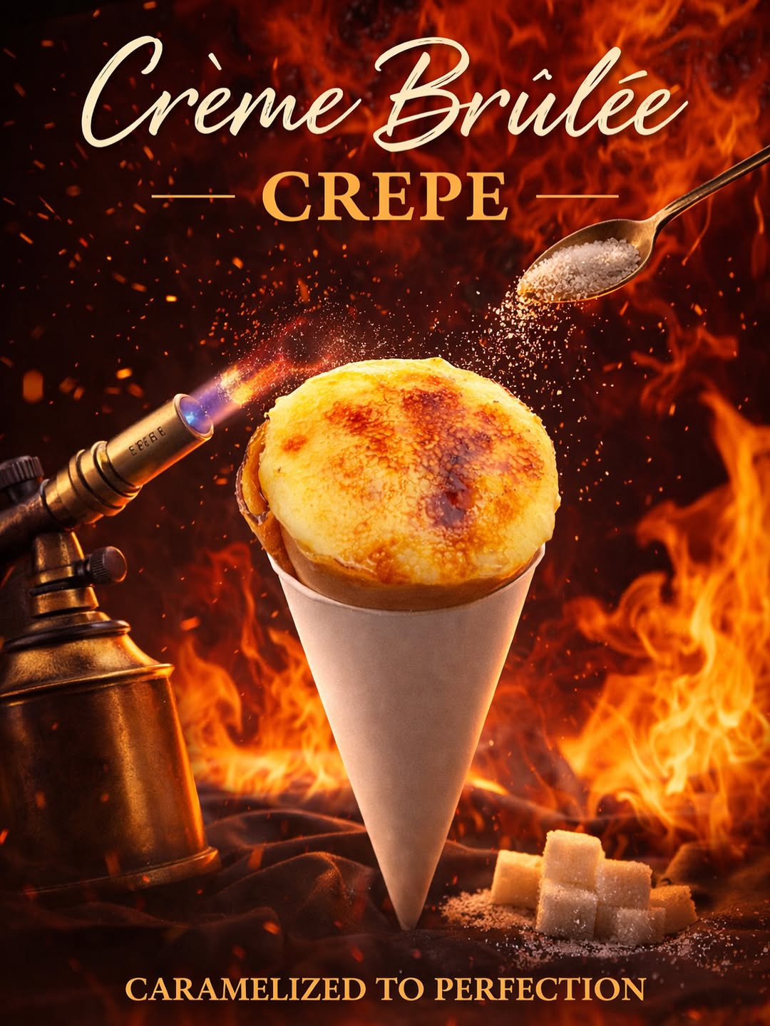 Creme Brulee Crepe